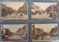 Postcards, Berkshire, a collection of approx. 189 cards of Newbury in modern album. Cards corner