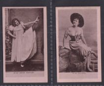 Cigarette cards, Ogden's, Actresses, Collotype (Mauve Stamped Back), two cards, Miss Daisy