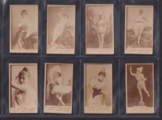 Cigarette cards, USA, Leidersdorf, Photographic Cards, Actresses, 30 different cards (some with