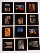 Glamour photography, a collection of 79 adult colour transparencies each one showing topless &