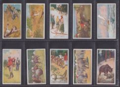 Cigarette cards, Bucktrout's Sports & Pastimes series (set 25 cards) including Golf, Lacrosse, Yacht