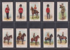 Cigarette cards, Wills Wild Woodbine, British Army Uniforms (set 50 cards) (gen gd a few fair)