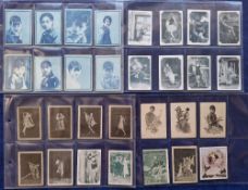 Cigarette cards, China, 154 cards, nearly all Chinese Beauties theme from many issuers (116