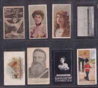 Cigarette cards, 8 type cards, R Lloyd Actresses Celebs Yachts, Harris Beauties HOL (2), Societe Job