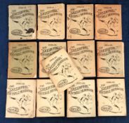 The Green Final Football Handbook (Oldham), a collection of 13 Handbooks for seasons 1923-4, 24-5,