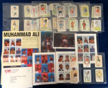 Boxing etc, Muhammad Ali, selection 5 of special issue stamp sheets produced by the International