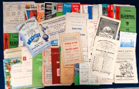 Football programmes etc, a selection of approx. 70 items inc. England v Scotland 12 April 1947 (