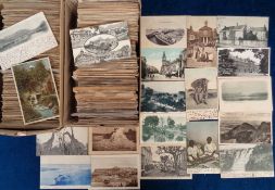 Postcards, a collection of approx. 1200 cards, with a mix of UK topographical and a few subjects,