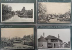 Postcards, Berkshire, a collection of approx. 140 Cold Ash cards in modern album, corner mounted and