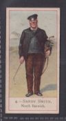 Cigarette card, Cope's Golfers type card no. 4 Sandy Smith (gd)