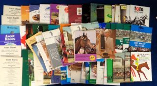 Horseracing racecards, Ascot, a collection of approx. 80 Flat Racing cards, with dates ranging