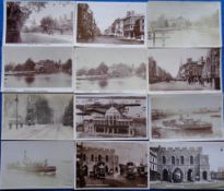 Postcards, Hampshire, a collection of 22 cards and photographs (3) of Southampton. Includes RPs of