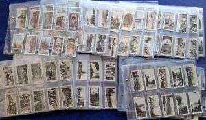 Cigarette cards, 14 sets & 5 part sets, all Views and Scenes related. Sets include Westminster (5,