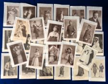 Postcards, Theatre, a collection of 122 cards of play scenes and actors, mostly Edwardian, from 'The