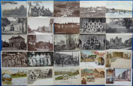 Postcards, a mixed selection of approx. 68 cards, with UK and foreign topographical and subject