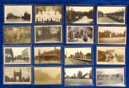 Postcards, Lancashire, a collection of approx. 30 cards, with RPs of Bolton Station exterior,