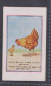 Cigarette card, W. Pepperdy, Army Pictures, Cartoons etc, type card, 'Please Ma, Can't I have a