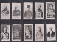 Cigarette cards, Muratti, Russo Japanese Series (set 19 cards) (slight toning to fronts on most