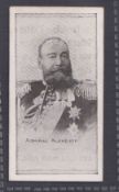 Cigarette card, Newbegin, Russo Japanese Series, type card, Admiral Alexeiff (gd) (1)