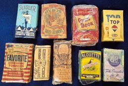 Tobacco Packets, approx. 40 live tobacco packings mainly 1940's/1950's era. Most are still with