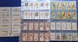 Cigarette cards, Overseas, 5 sets, BAT Eagle Bird Siamese Alphabet, Wills Overseas Houses of