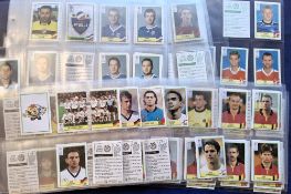 Trade stickers, Football, Panini Euro 2000 2 part sets, black back version (169 stickers) & green