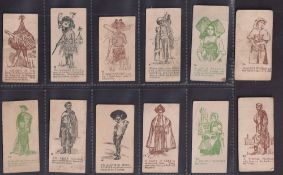 Trade cards, Barratt's, National Types 'Tarrab Brand Rock is the Best' backs, mixed colours