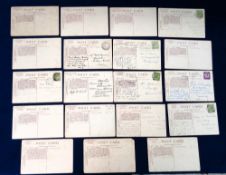 Tobacco advertising, Lea, Old Pottery & Porcelain, Post Cards, 19 cards, all with different