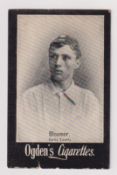 Cigarette card, Odgen's, Tabs Type issue, Bloomer, Derby County, General Interest - Football, Item