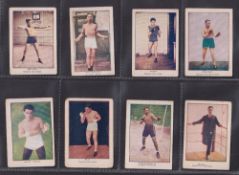Cigarette cards, South America, Onagoity, Sports (Without 'Serie'), a collection of 80 cards, Boxers