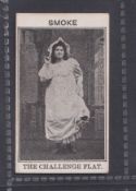 Cigarette card, Gloag, Beauties 'PLUMS' (Black & White, The Challenge Flat), type card, ref. H186,