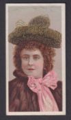 Cigarette card, Flynn, Beauties 'HOL', type card, ref H.192, picture no 2, Company rubber stamp to