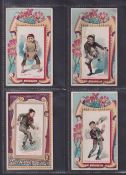Cigarette cards, USA, Duke's, The Terrors of America & Their Doings, 'X' size, four cards, '