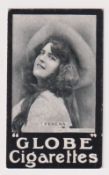 Cigarette card, The Globe Cigarette Co, Actresses - French, type card, Verena (gd) (1)