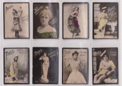 Cigarette cards, South America, Malagrida, Photo Series 3, Series E, Actresses, (Numbered, all