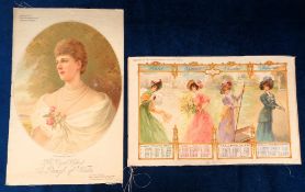 Trade silks, The Gentlewoman, two, large, Christmas Special supplements, Her Royal Highness The