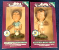 Football collectables, Corinthian Figures, two Pro-Stars World Club Legends Collectors Edition XL