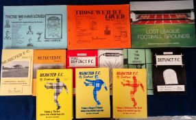 Football books, selection of 12 books & publications all relating to Ex-league Football Clubs,