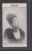 Cigarette card, Gloag, Beauties 'PLUMS' (Black & White, The Challenge Flat), type card, ref. H186,