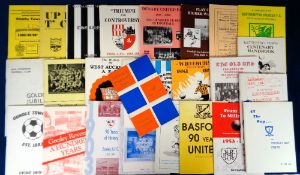 Football booklets, a collection of 25 Non-League Club booklets 1970's onwards, mostly from Midland