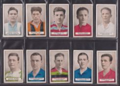 Cigarette cards, Gallaher, Famous Footballers (brown back), Footballers in Action (2 sets of 50