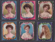 Cigarette cards, USA, ATC, Actresses, 'Between The Acts'. 'L' size (Ribbon Frame) (21/25, missing