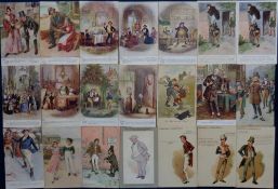 Postcards, Literary, a collection of approx. 110 literary related cards, with 13 portraits of