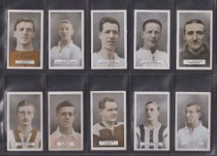 Cigarette cards, BAT Famous Footballers, Set 1 (Grey Background) (set 50 cards) (gd)