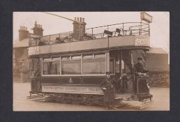 Postcard, Transport, RP, close-up Tram, Northampton (gd/vg)