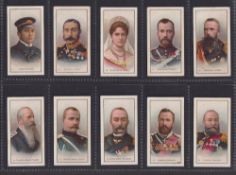 Cigarette cards, Taddy Russo Japanese Series, 1st series numbered 1-25 (gd)