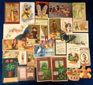 Trade cards, a collection of approx. 30 early, non insert, advertising cards, various issuers inc.