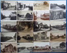 Postcards, Berkshire, a collection of 20 cards of the village of Cold Ash nr Newbury and environs,