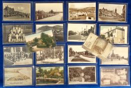 Postcards, Dorset, a selection of approx. 36 cards, with RPs of Stoborough village, Seatown Chideok,