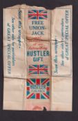 Trade silk, Hustler (John Knight Ltd), Union Jack silk printed with 'Made in England' to face,